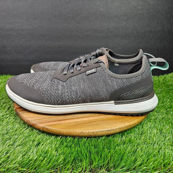 True Linkswear WanderLux Men’s Gray Knit Spikeless Golf Shoes Size 14 main image 5